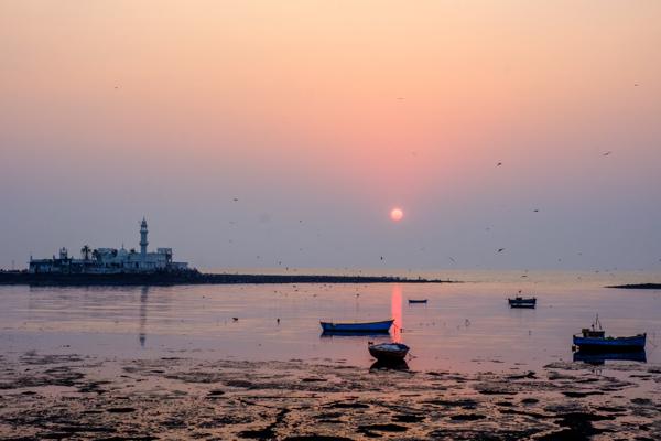 "Sunset in Mumbai"